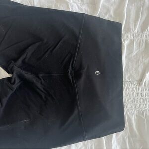 Black Lulu Lemon Align Leggings 28”